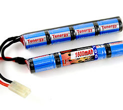 11423/TENERGY 9.6 V 1600MAH BATTERY NIMH BUTTERFLY W/MINI