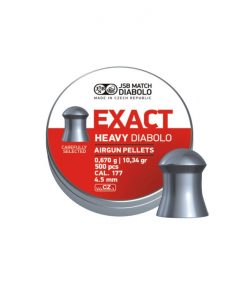 JSB MATCH DIABOLO EXACT HEAVY 4.50MM .177 500 pieces 546267