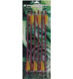 MK-AL16/6R Crossbow Bolts (6pcs Card)