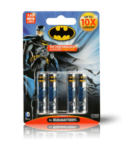 BATMAN LR03 AAA ALKALINE BATTERIES 4PACK