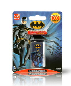 BATMAN 9V 6LR61 ALKALINE BATTERIES SINGLE PACK