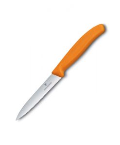 Victorinox Paring Knife Serrated Orange - 10 cm V6.7736.L9