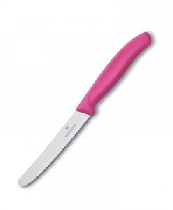 Victorinox 11cm Serrated Blade Steak Knife 2-Pack (Pink) V6.7836.L115B