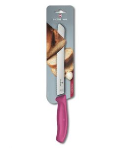VICTORINOX CLASSIC BREAD KNIFE, 21CM - V6.8636.21L5B -PINK