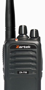Zartek Two-Way Radio ZA-758 Professional Single Unit