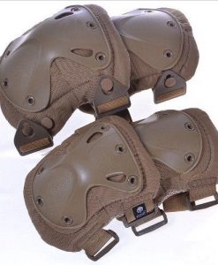 GXG EXTRA FOAM PADDING KNEE AND ELBOW GUARDS - TAN