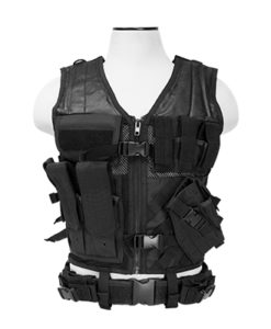 NC STAR TACTICAL VEST BLACK XL-2XL CTVL2916B