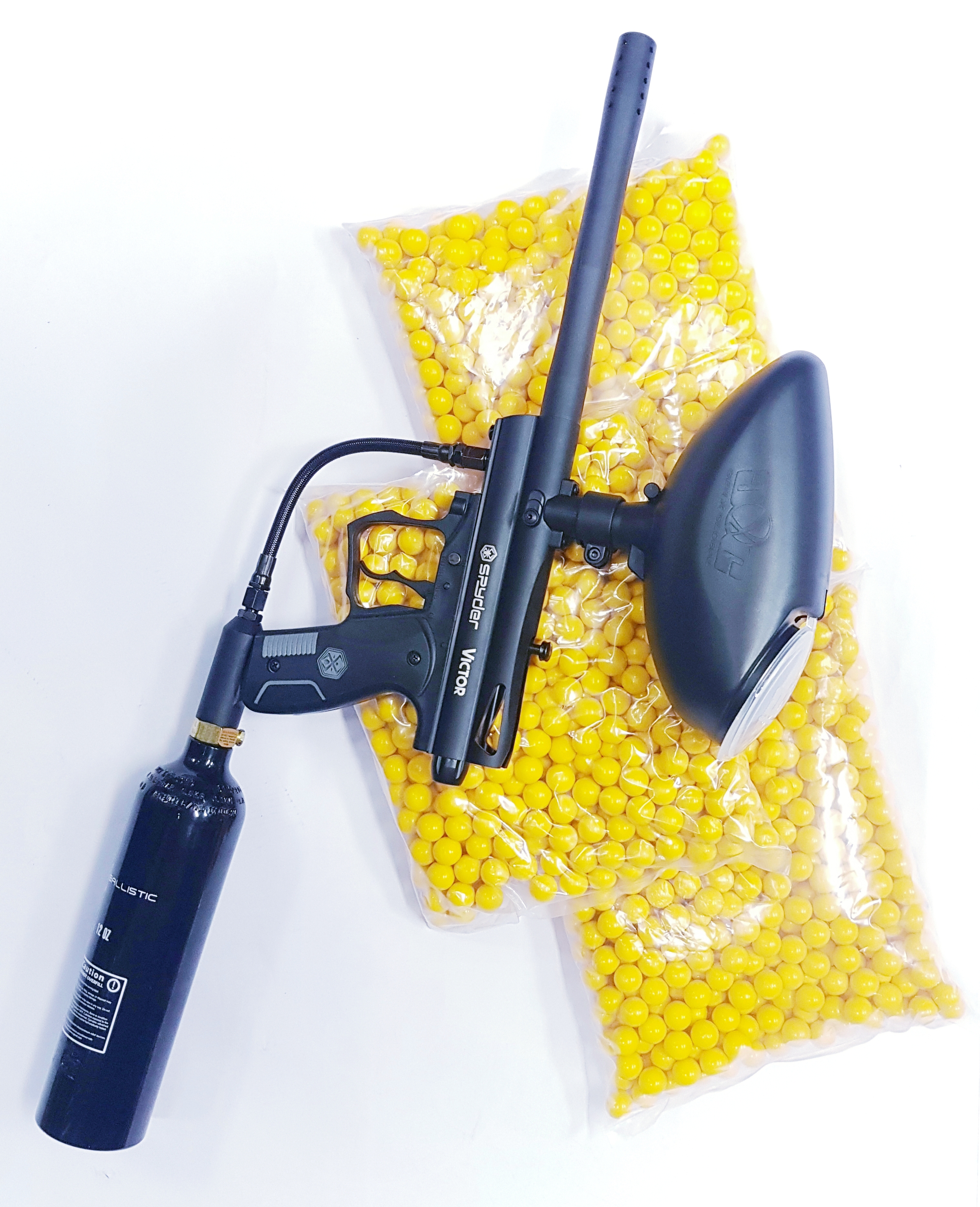 SPYDER VICTOR PAINTBALL KIT BLACK Rands Traders