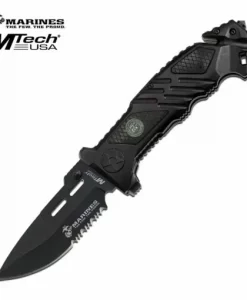 M-A1063BL USMC Spring Assisted Knife