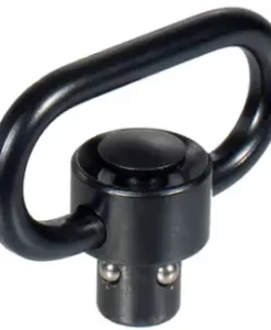 UTG HEAVY DUTY PUSH BUTTON QD SLING SWIVEL 1.25" LOOP