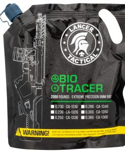 LANCER TACTICAL CA-SL-020BIOTR 12 PC BIO TRACER PLASTIC BB 5000RD