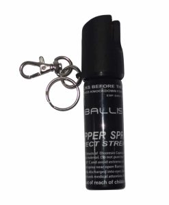 BALLISTIC 20ml KEY CHAIN PEPPER SPRAY DIRECT STREAM 20ML