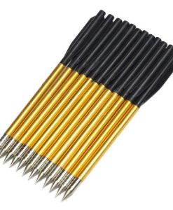D-015A Aluminium arrows MK-AL , 6.5" "Al. Bolt , 12 Pcs / Card