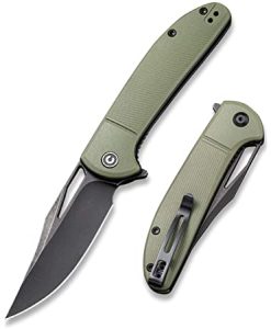 CIVIVI C2013C GREEN FIBER GLASS REINFORCED NYLON HANDLE,BLK S/S LINER BLK STONEWASH