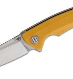 BESTECH BG21C-1 D2 BLADE,G10 HANDLE,STONEWASH SATIN FINISH-YELLOW
