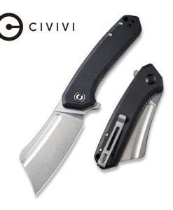 CIVIVI C2004C BLACK G10 HANDLE GRAY S/S LINER STONEWASHED 9CR18MOV