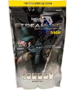 LANCER TACTICAL CA-SL-025BIOTR 12PC BIO TRACER PLASTIC BB 4000RD