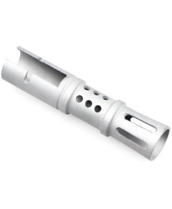 NC AMS14 MINI 14 MUZZLE BRAKE SILVER