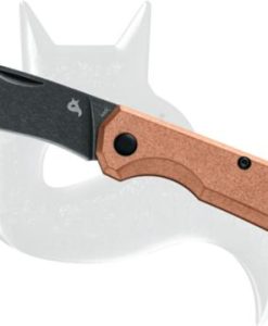 FOX BF-748 ZW BLACK FOX CIOL FOLDING KNIFE -440C SATIN BLADE - ZEBRAWOOD