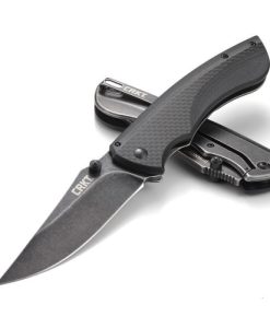 CRKT-4123K BURNOUT G-10 CARBON FIBRE OUTBURST