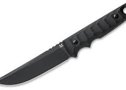 FOX FX-634 FOX FKMD RYU TATICAL TANTO FIXED BLADE KNIFE STAINLESS STONE WASHED BALDE G10 BLK HDL