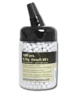 ASG 14185 AIRSOFT BB 0.20G-1000 PCS IN BOTTLE