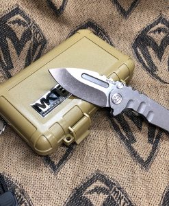MEDFORD MK008STT-36A1-TSCS-BN MICRO PRAETORIANN-S35VN BLADE STEEL,TUMBLED BLADE FINISH,TANTO GRIND,
