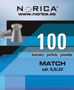 NORICA PELLETS MOD POINTED - 5.5 100PCS