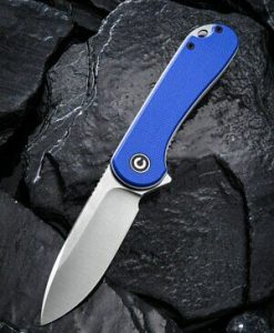 CIVIVI C907F BLUE G10 HANDLE GRAY S/S LINER SATIN FINISHED D2