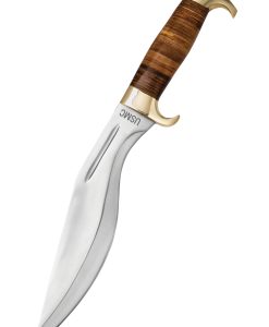 UNITED CUTLERY UC3329 USMC STACKED LEATHER HANDLE KUKRI KNIFE