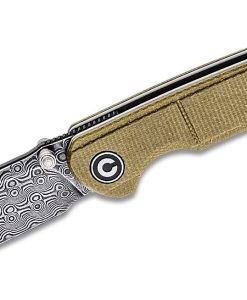 C2107DS-2 CIVIVI IMPERIUM OLIVE MICARTA FLAT HANDLE