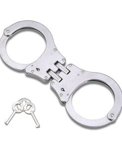 0212 STAINLESS STEEL HANDCUFFS - HINGED
