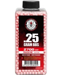 Tracer BB 0.25g (Can/2700 Pellets) (Red)