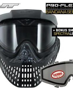 JT SPECTRA PROFLEX LE GOGGLE BANDANA GREY W/CLEAR & SMOKE