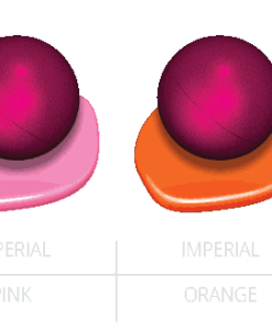 GI 3 STAR PAINTBALLS RUBY/IMPERIAL SHELL-YELLOW FILL