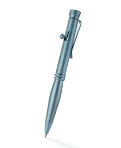 BESTECH BM16B SCRIBE TITANIUM PEN WITH CARBINER BLUE