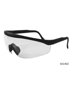 PROTECTIVE GLASSES ADJUSTABLE TEMPLES BLK