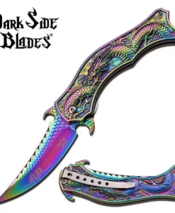 DARK SIDE BLADES DS-A019RB SPRING ASSISTED KNIFE