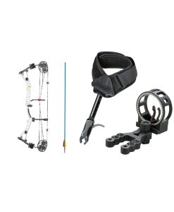 EK Archery Axis 30-70LB - White CO-039W Compound Bow Combo