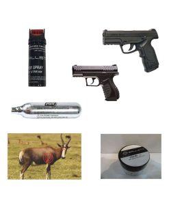 ASG SP01 Shadow BB Pistol With Pepper Spray Combo
