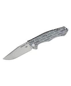 BESTECH	KEEN II BLACK AND WHITE DEMASCUS FOLDING KNIFE- BT2301C