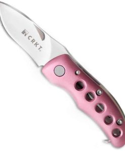 Crkt Mcginnis Shrimp Frame Lock Knife Pink (1.75" SATIN) 1183