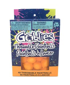 GOBLIES THROWABLE PAINTBALLS ORANGE - 40CT