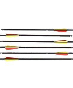 Man Kung 14" Aluminium Bolt Black 6pcs - MK-AL14/6BK