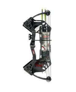 MAN KUNG 25LBS COMPOUND BOW SET/ BLACK - MK-CBK1-BK