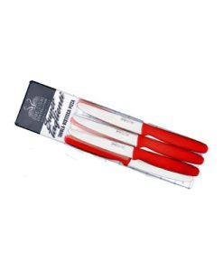 Fox 2C 1711 R Due Cigni Table Knife - Plain Edge Blade - Red