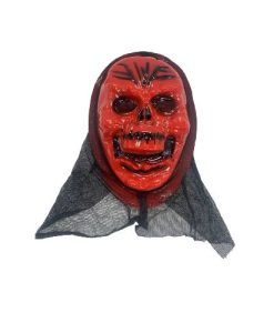 Red Skull With Veil