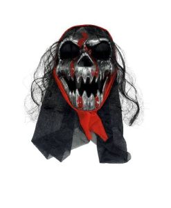 IRON SKULL WITH VEIL