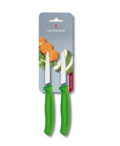 VICTORINOX SWISS CLASSIC PARING KNIFE PLAIN GREEN - 8CM V6.7606.L114B
