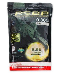 G&G - BB Bullets - 0.30g - 2000 rds - Gray - G-07-208